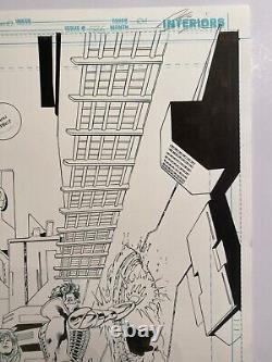 Adventure Comics 526 Pg 1 Original Art By Marlo Alquiza W. Geraldo Borges Legion