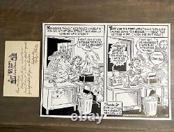 Al Fagaly + Harry Shorten? SIGNED Original There Oughta Be a Law 1960 Comic Art