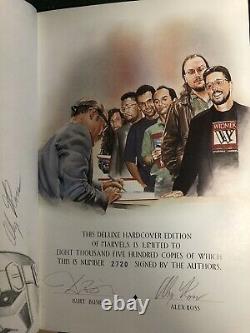 Alex Ross Original Art Sketch In Deluxe MARVELS HC Ltd. To 8500 Copies Signed