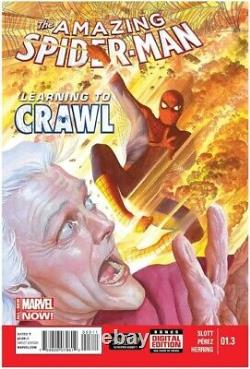 Alex Ross The Amazing Spider-man Learning To Crawl #1.3 Cover Original Art