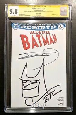 All Star Batman #1 CGC 9.8 SS Signed FRANK MILLER & BRUCE TIMM BATMAN SKETCH Art