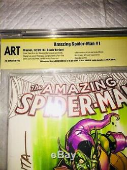 Amazing Spider-Man 1 CBCS 9.8 SS O/A ORIGINAL ART GREEN GOBLIN JOHN ROMITA SR