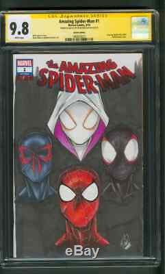 Amazing Spider Man 1 CGC 9.8 SS 2099 Gwen Miles Spider Verse Original art Sketch