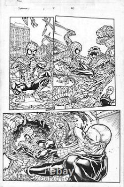 Amazing Spider-Man #1 Page Original Art Spiderman In Every Panel Michael Ryan
