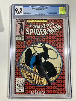 Amazing Spider-Man #300 CGC 9.2 White Pages McFarlane Art Origin of Venom