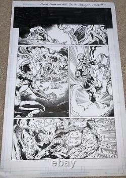 Amazing Spider-Man #45 Pg 14 2020 Spidey In Every Panel Mark Bagley Original Art