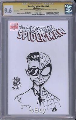 Amazing Spider-Man #648 CGC SS Stan Lee signed Skottie Young original art MARVEL