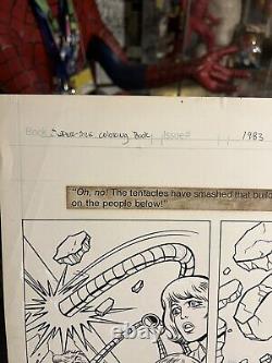 Amazing Spider-man Arms Of Doctor Octopus Original Comic Art Page 1983