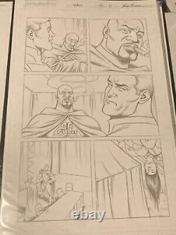 Amazon The Boys Original Comic Art 45 page 13 Homelander Kimiko Russ Braun