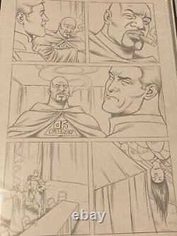 Amazon The Boys Original Comic Art 45 page 13 Homelander Kimiko Russ Braun