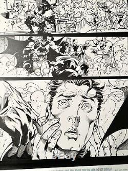 Andy Kubert original art for DC comics Flashpoint #3 pg 21