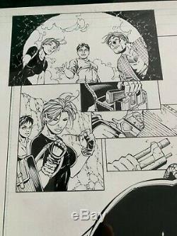 Andy Park Tomb Raider original art! Issue 5, page #14