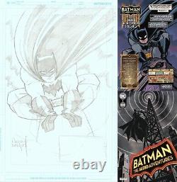 Anthony Marques Batman Audio Adventures #1 Original Art Prelim Title Splash Page