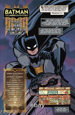 Anthony Marques Batman Audio Adventures #1 Original Art Prelim Title Splash Page