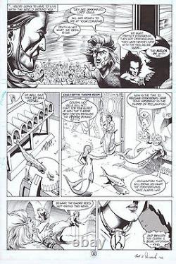 Aquaman Original Interior Art Vol 4 1992 Issue #3 Page #17 Ken Hooper Bob Dvorak