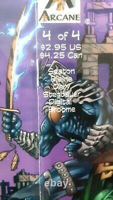 Arcane Comics Original Front Cover Comic Art