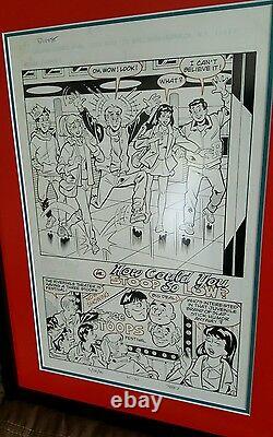 Archie Comics Digest Issue 526 Original Page 1 Framed Art by Stan Goldberg
