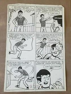 Archie Original Art 5 page full story Dan DeCarlo Life with Archie 218