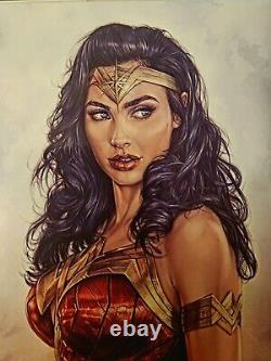 Armando Huerta-wonder Woman Original 13×19 Art