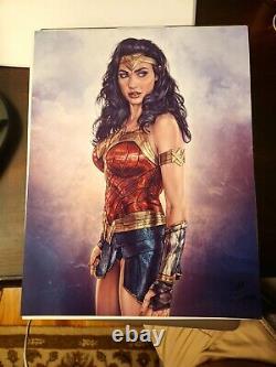 Armando Huerta-wonder Woman Original 13×19 Art