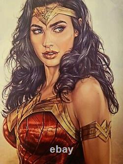 Armando Huerta-wonder Woman Original 13×19 Art