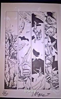 Armorines #3 Page 1 1994 Original art Jim Calafiore & Rod Ramos Valiant Comics Armorines #3 Page 1 1994 Original art Jim Calafiore & Rod Ramos Valiant Comics