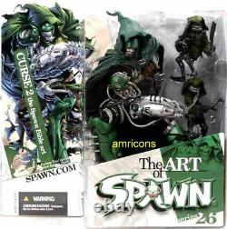 Art of Spawn Series 26 6 Action Figure Set New 2004 Curse Bl Knight Amricons