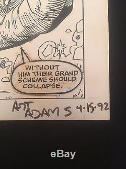 Arthur Adams Original Comic Art X-Factor Full Team + Baby Cable Nathan Summers