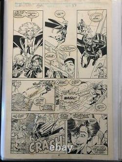 Arthur Adams original comic art Excalibur Mojo Mayhem page 37