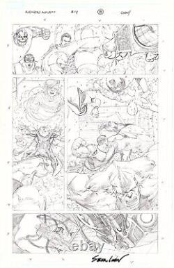 Avengers Academy #14 page 8 Original Comic Art 11 x17 by Sean Chen