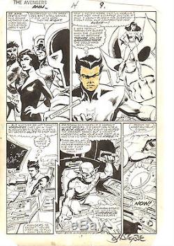 Avengers Annual #14 p. 9 Thanos App 1985 Signed art by John Byrne