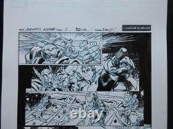 Avengers Assemble #7 Page10 (Original Art) 2012 Mark Bagley! Hulk Smacks Thor