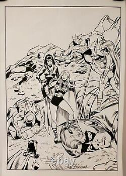 Avengers comic #83 original art by john buscema front cover marvel