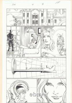 Avengers vs. X-Men #4 p. 8 Cyclops and Emma Frost White art by John Romita Jr