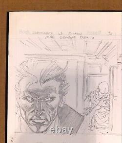 Avengers vs X-men Marc Silvestri Original Artwork 11x17 Unpublished Page Marvel
