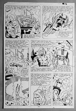 Awesome ROM Marvel Original Comic Art Issue #19 Page #16 by Sal Buscema