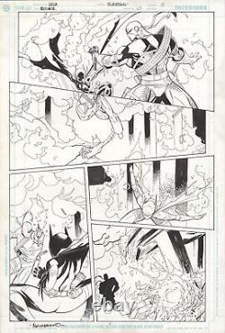 BATGIRL #63 Page 15 Original Art by ALE GARZA and JESSE DELPERDANG 2005