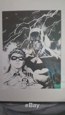 BATMAN & ROBIN Original Art by JIM LEE