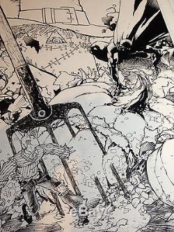 BATMAN SCARECROW YEAR ONE ORIGINAL ART COVER Zach Howard Sean Murphy DC Comics