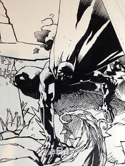 BATMAN SCARECROW YEAR ONE ORIGINAL ART COVER Zach Howard Sean Murphy DC Comics