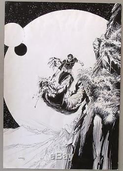 BERNIE WRIGHTSON Original Art Marvel Previews #4, Starlord 1st Appearance, 1976