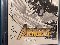BILL SIENKIEWICZ ORIGINAL Sketch Art CGC Signed Wolverine Avengers Logan CBCS