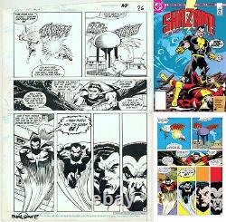 BLACK ADAM Shazam #3 Signed Original Comic Art Page Roy Thomas & Tom Mandrake