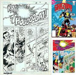 BLACK ADAM Shazam #3 Signed Original Comic Art Page Roy Thomas & Tom Mandrake