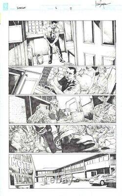 BLOODSHOT REBORN 1 page 5 Mico Suayan Original Art Valiant Comics 2015