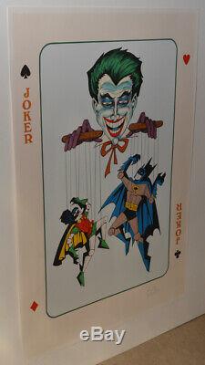 BOB KANE DC COMICS 1978JOKERBATMANROBIN#96/300Signed Original Artwork. A+