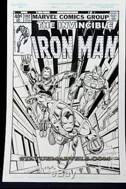 BOB LAYTON IRON MAN COVER QUALITY 11 x 17 Marvel Comics ORIGINAL ART