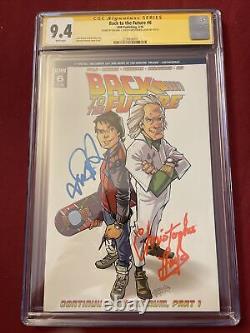 Back To The Future Signed Comic CGC 9.4 Michael J Fox Christopher Lloyd