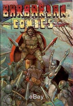 Barbarian Comics #4 Original Cover Painting Published UNDERGROUND ART Jaxon 1972