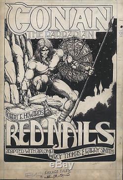 Barry Windsor-smith Conan Red Nails Printed At Full Size From Original Art